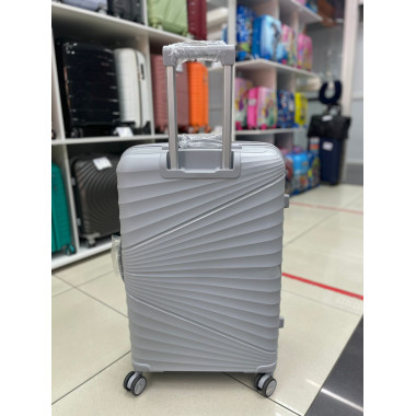 Чемодан 28 дюймов Travel Air светло-серый из полипропилена