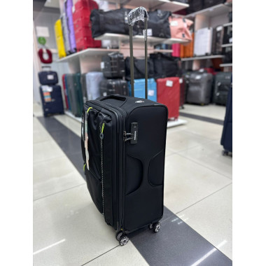 Чемодан тканевый Mironpan 24 дюймов черный (м60)